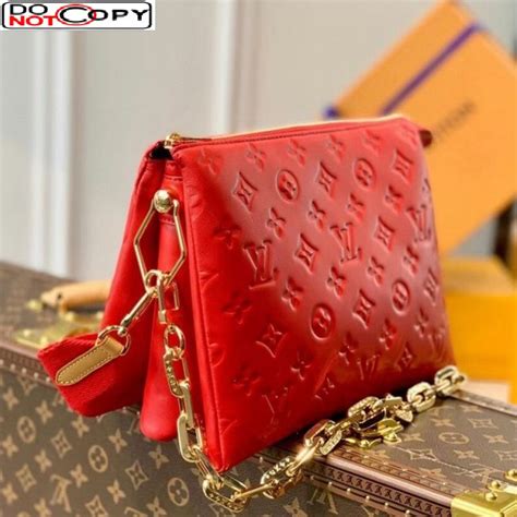 louis vuitton red october|Louis Vuitton coussin bag.